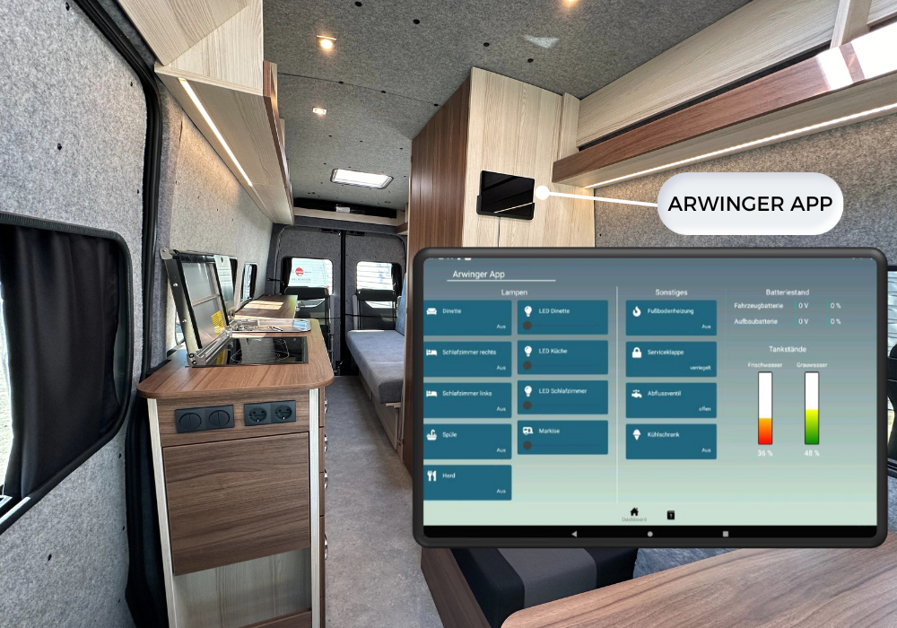 Arwinger App für ein komfortables Campingerlebnis
